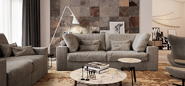 Диваны в интерьере гостиной-6, Диван Элизиум в гостиной